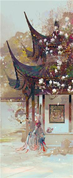 西风寒露深林下